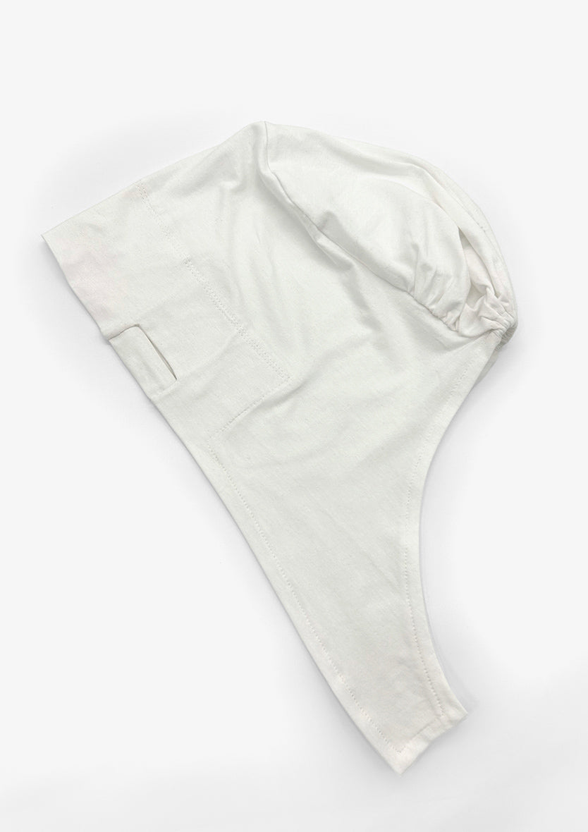 Offwhite - Earslit Inner - Plain Jersey Cotton
