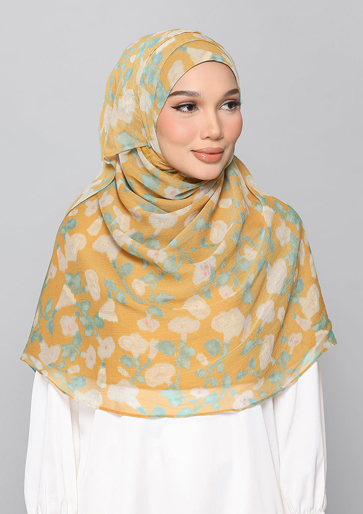 Golden Ikat - Instant Hijab With Inner