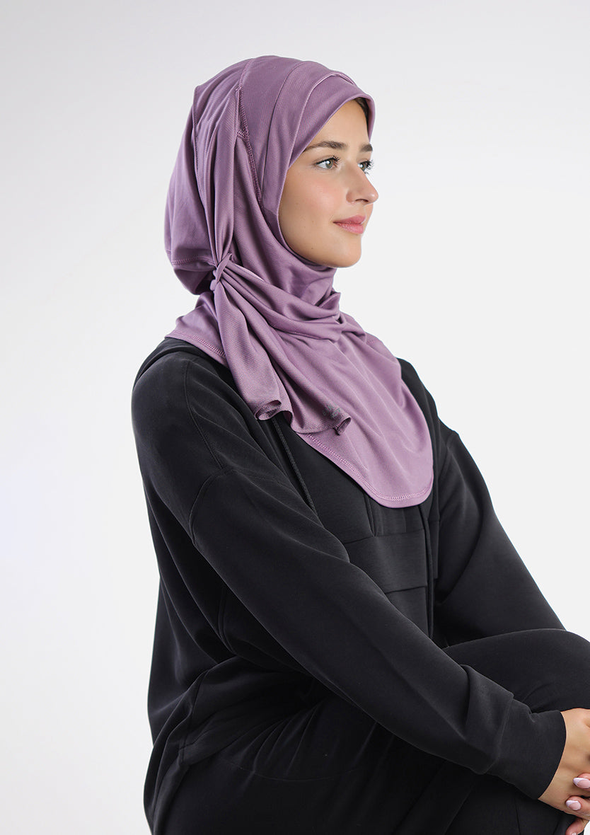 Gym Sports Hijab Dual Color - Non Reversible