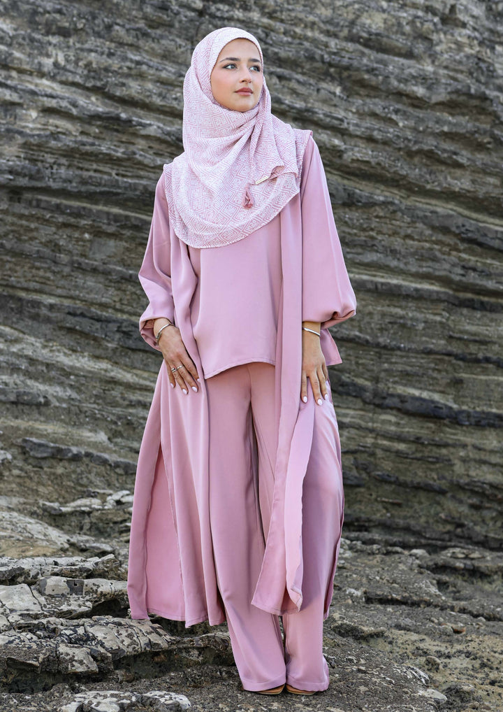 Pink -Haya 3 Piece Co-ord Set