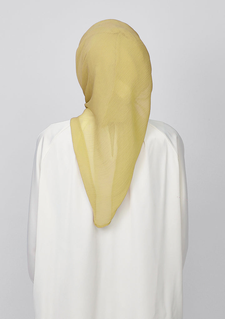 Honey Gold - Plain Crinkled Chiffon