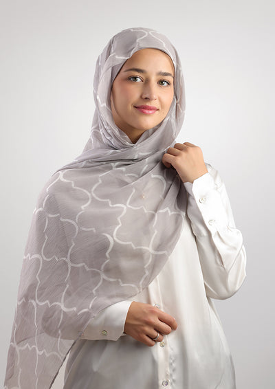 Lantern Beige - Instant Hijab with Inner