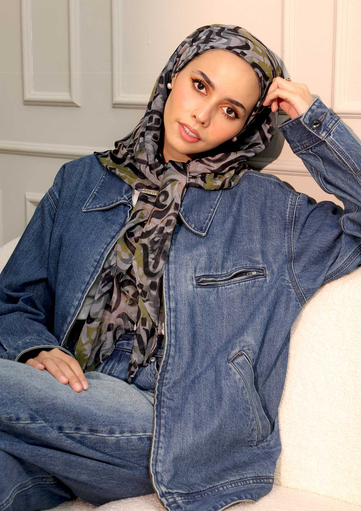 Salam Moss - Instant Hijab With Inner