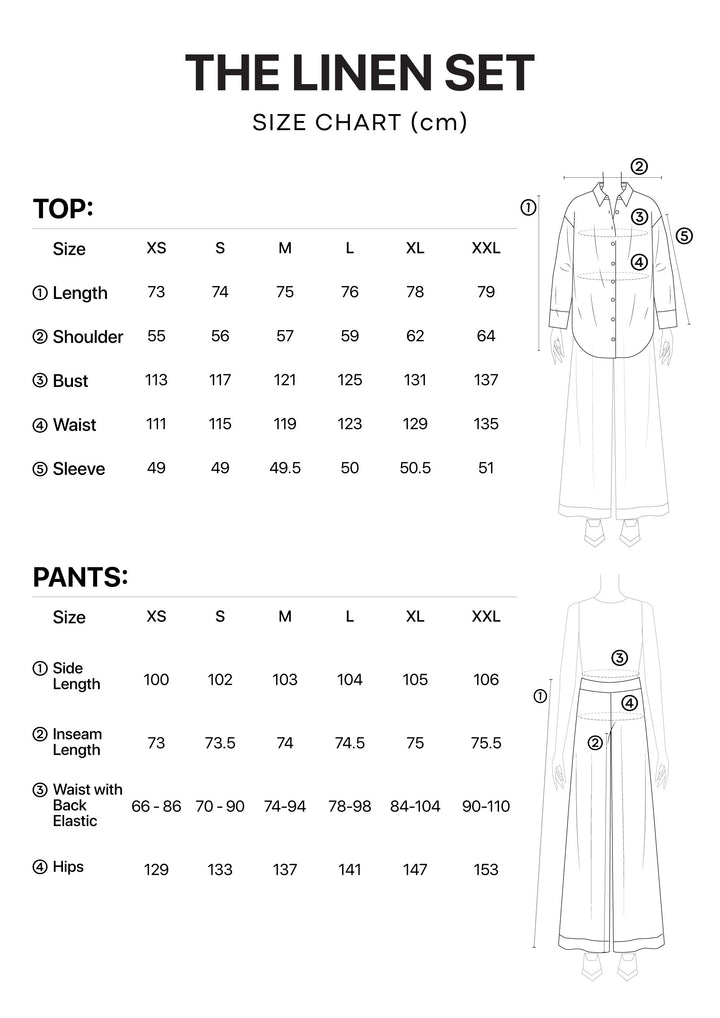 100% Italian Linen Co-ord Set - Natural Beige