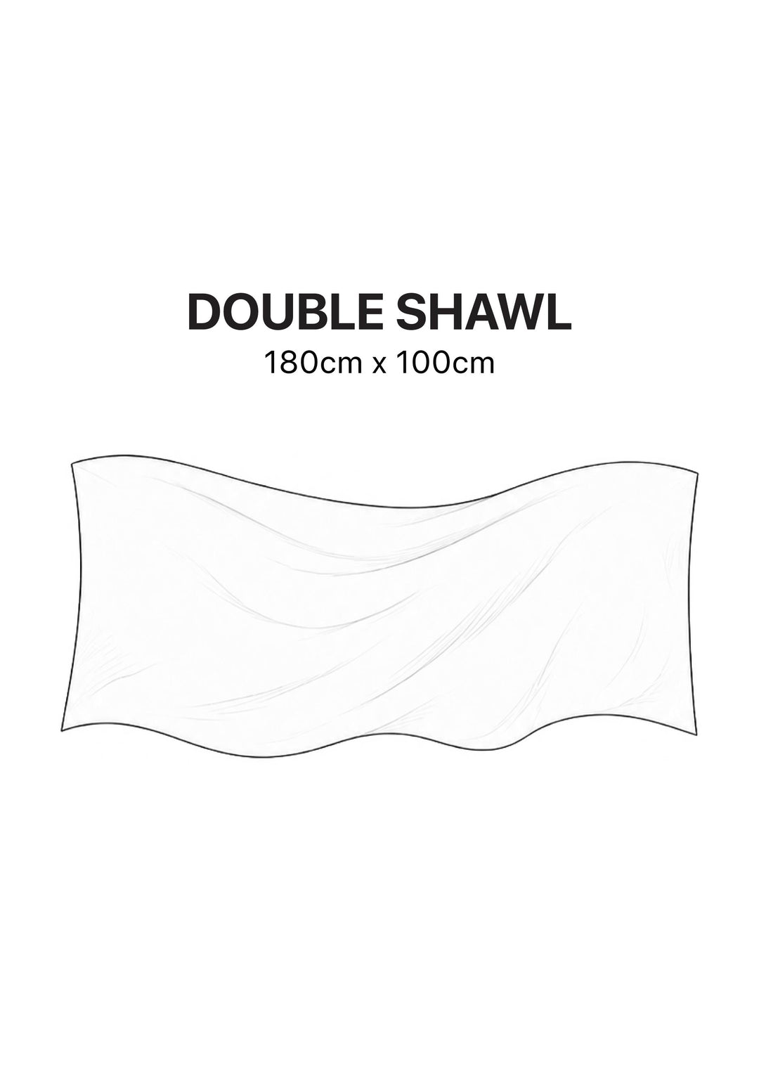 White - Modal Woven Shawl Set with Inner