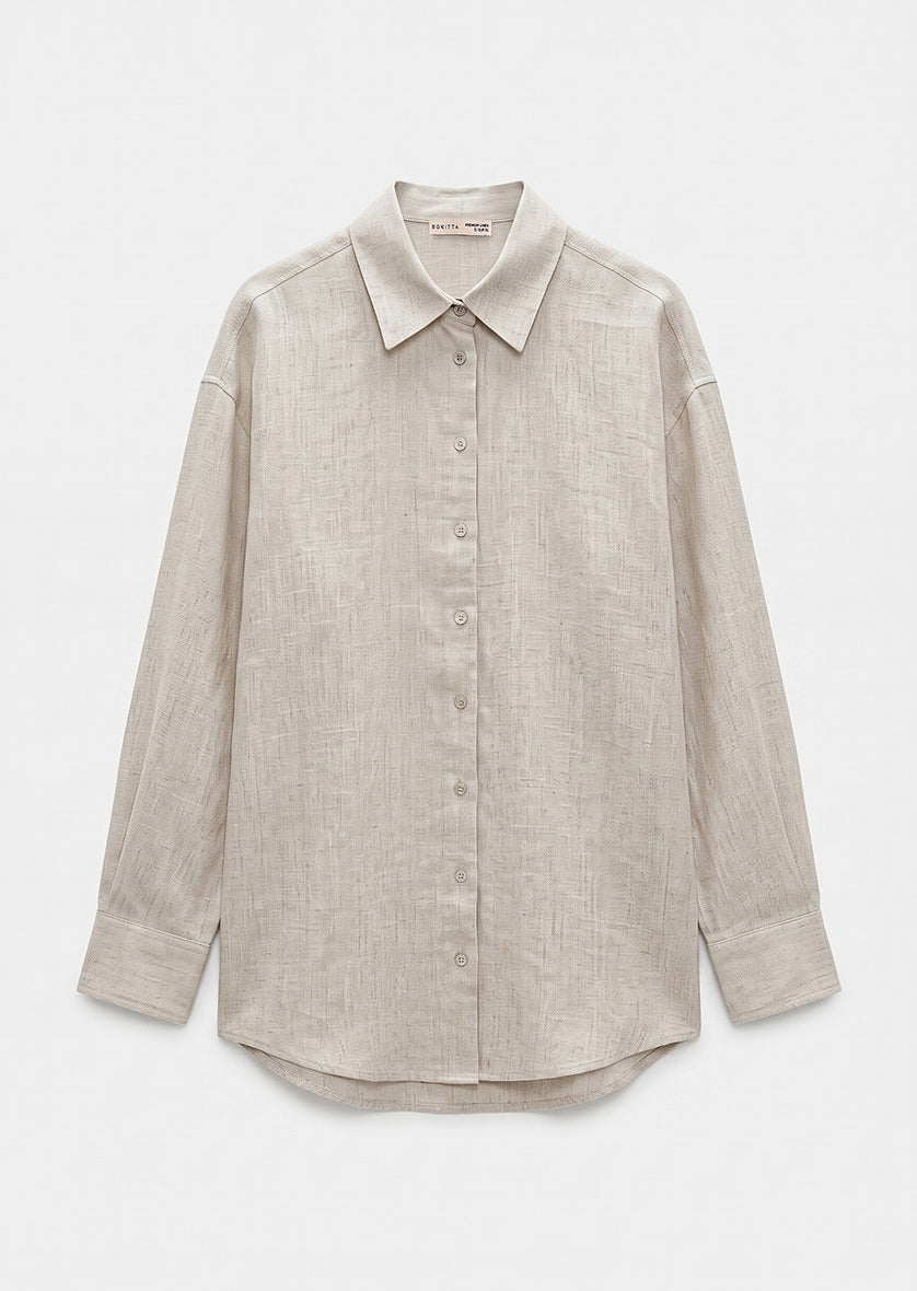 100% Italian Linen Co-ord Set - Natural Beige