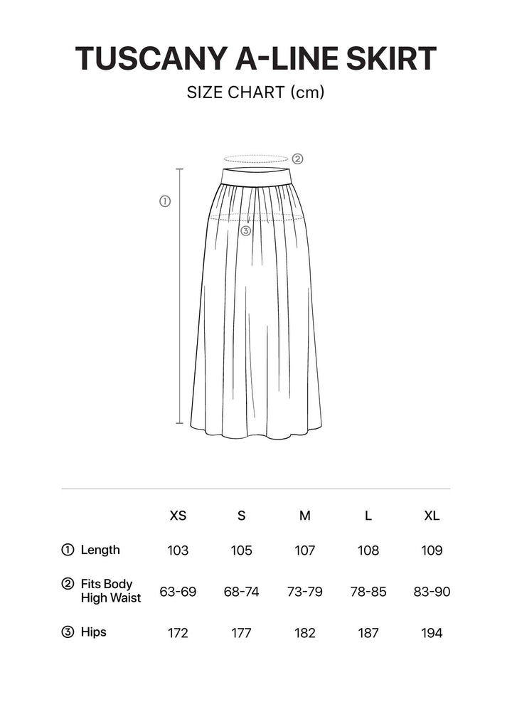 Tuscany Skirt - Navy - 100% cotton