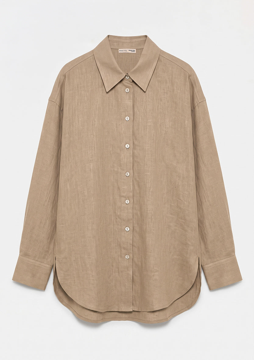 100% Italian Linen Co-ord Set - Olive