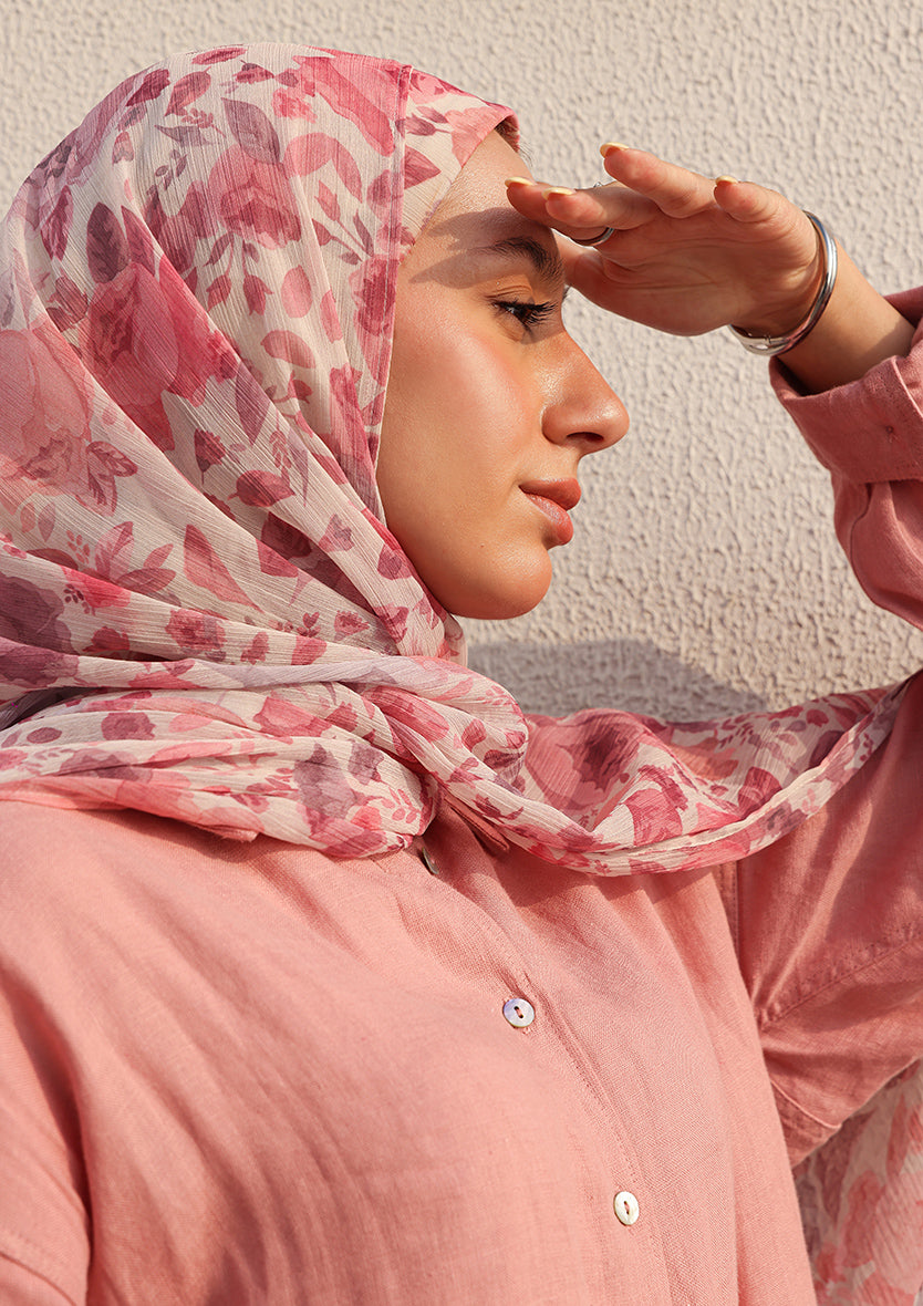 100% Italian Linen Co-ord Set - Pink