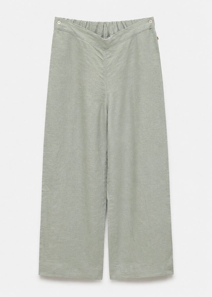 100% Italian Linen Co-ord Set - Sage Green