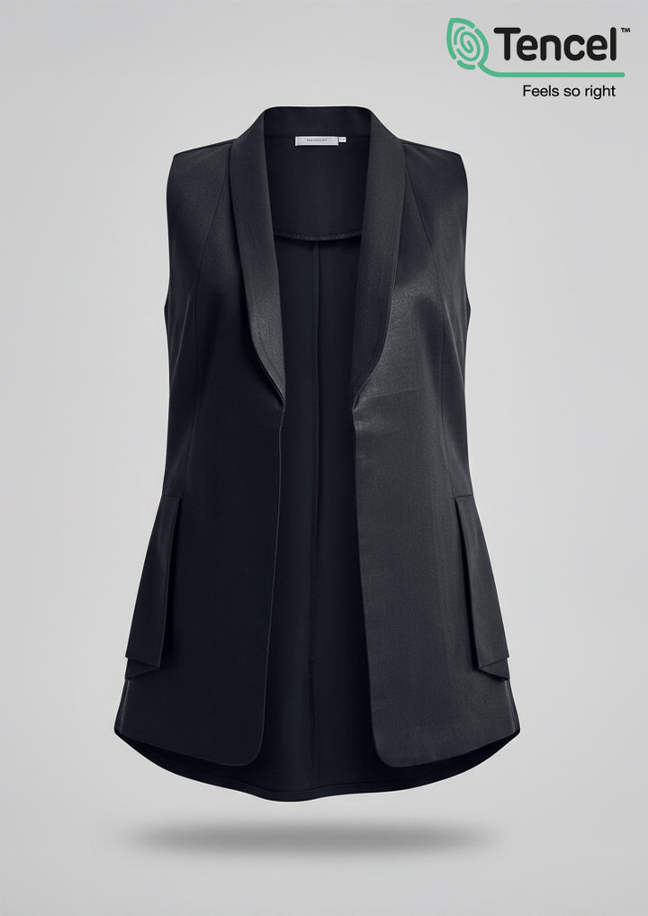 Side Folds Vest-Tencelâ„¢ - BOKITTA