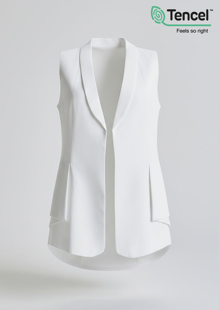 Side Folds Vest-Tencelâ„¢ - BOKITTA