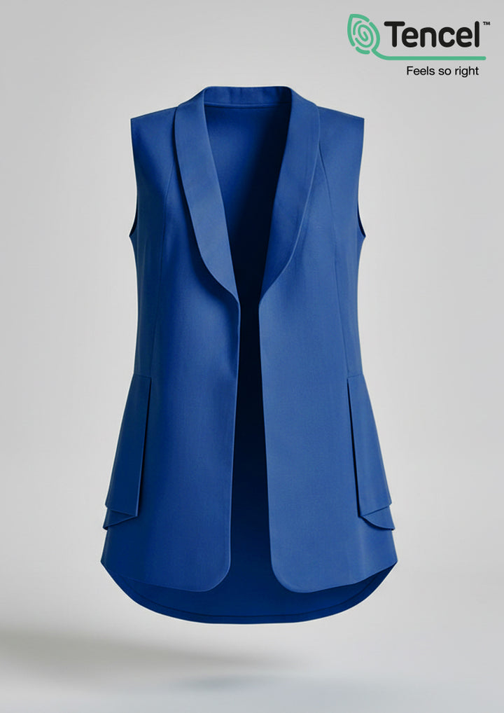 Side Folds Vest-Tencelâ„¢ - BOKITTA
