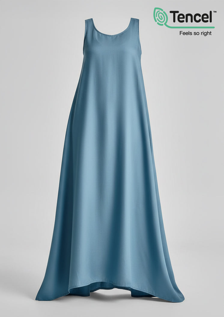 Sleeveless Dress-Tencelâ„¢ - BOKITTA