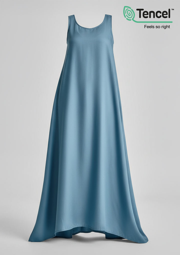 Sleeveless Dress-Tencelâ„¢ - BOKITTA