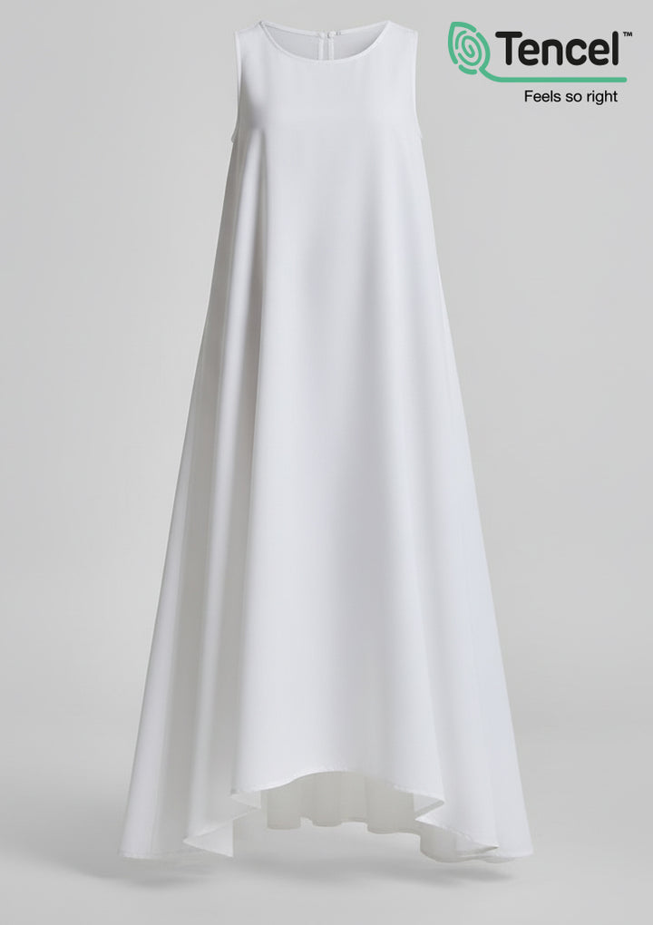 Sleeveless Dress-Tencelâ„¢ - BOKITTA