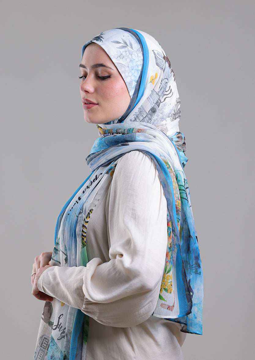 Sydney Printed Instant Bokitta Hijab – BOKITTA
