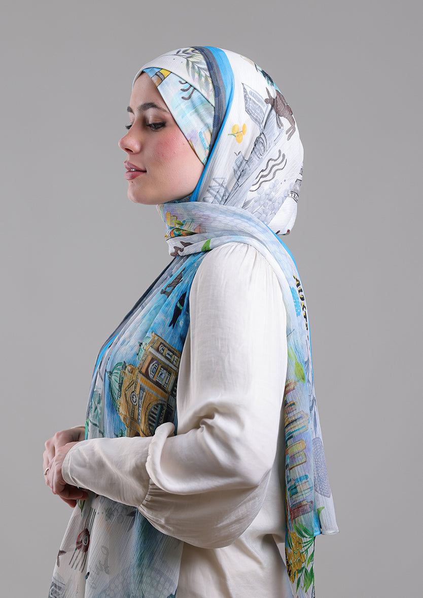 Sydney Printed Instant Bokitta Hijab – BOKITTA