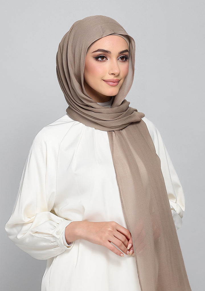 Truffle Latte - Instant Modal Woven