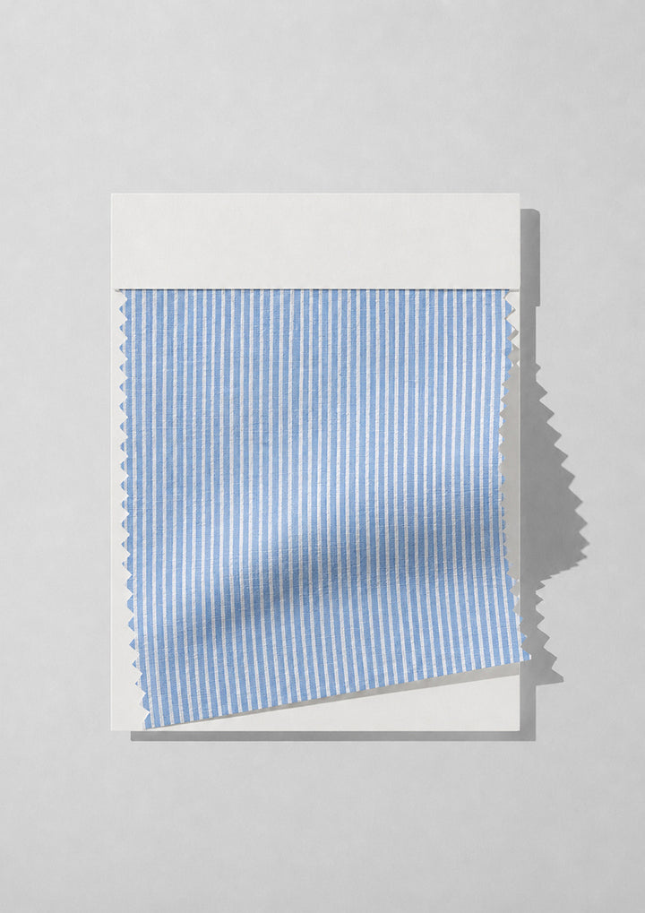Tuscany Wrap Shirt - Blue - 100% cotton