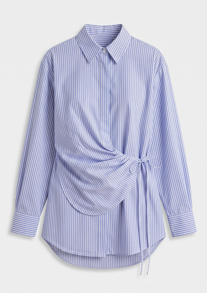 Tuscany Wrap Shirt - Blue