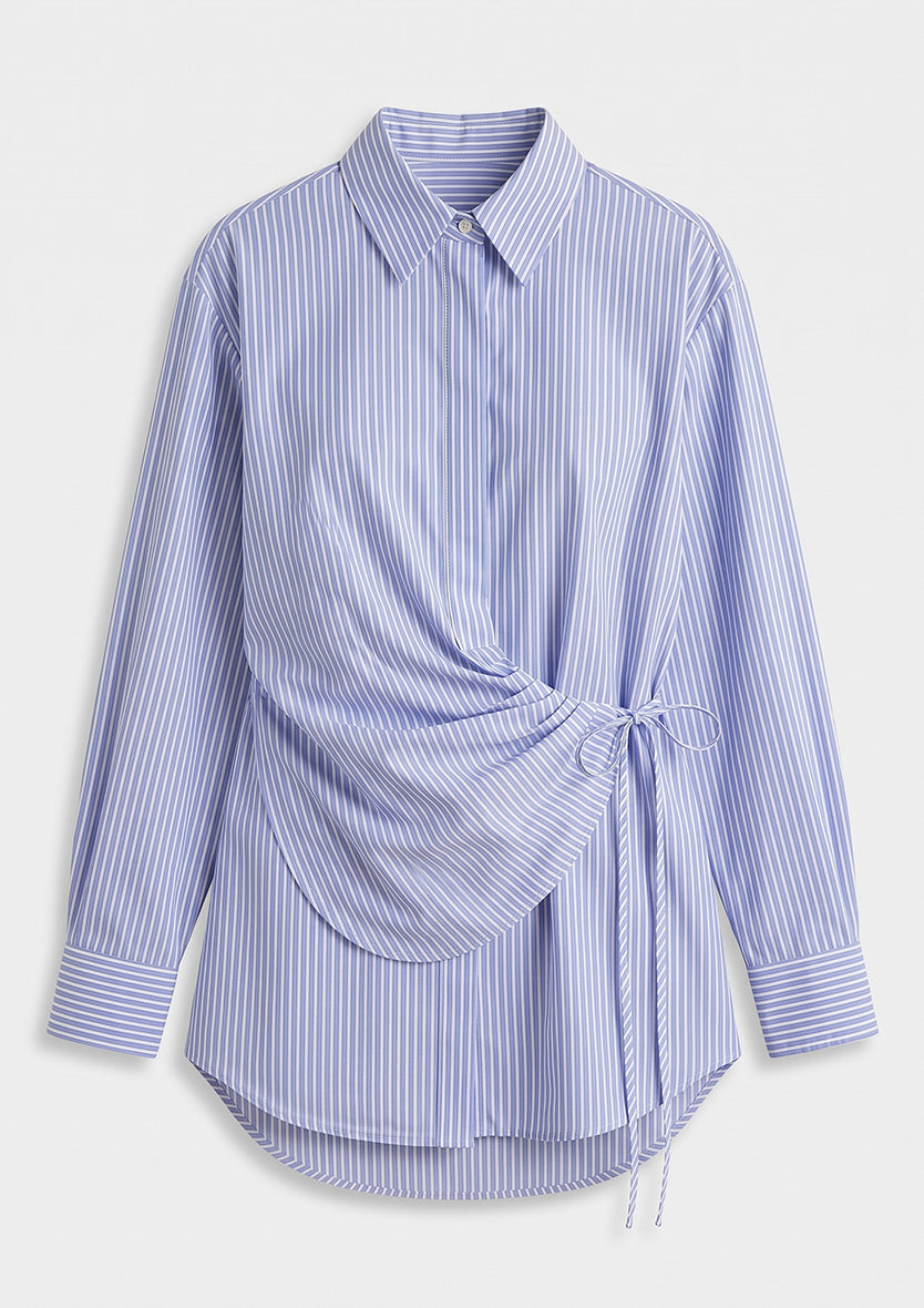 Tuscany Wrap Shirt - Blue
