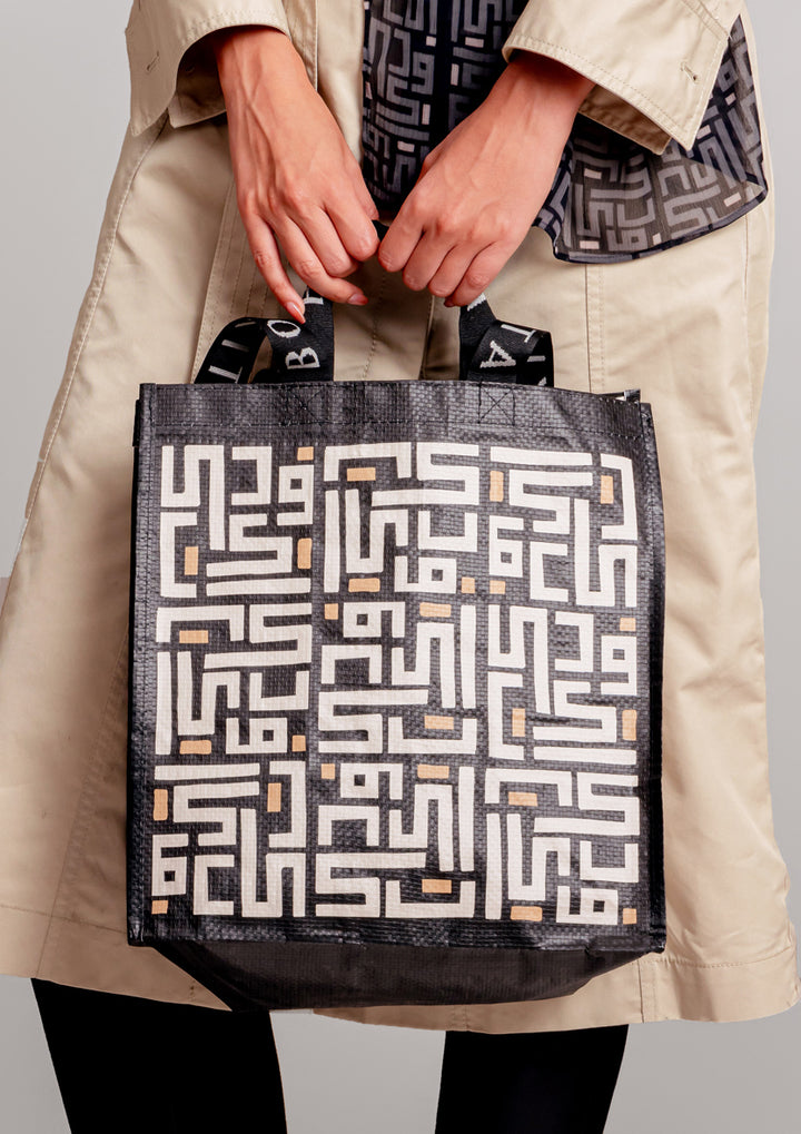 Monogram Black Tote
