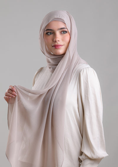 White Sand  - Instant Hijab with Inner