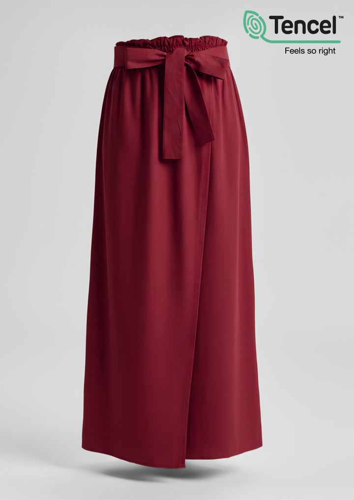 Wrapped Skirt-Tencelâ„¢ - BOKITTA