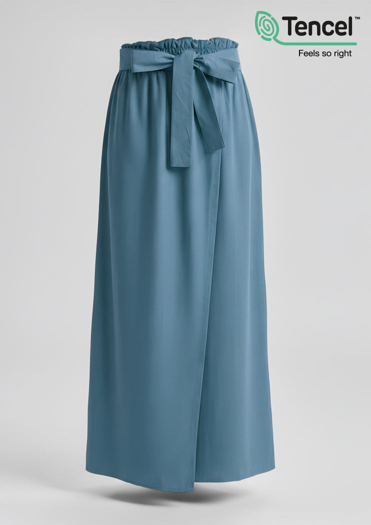 Wrapped Skirt-Tencelâ„¢ - BOKITTA