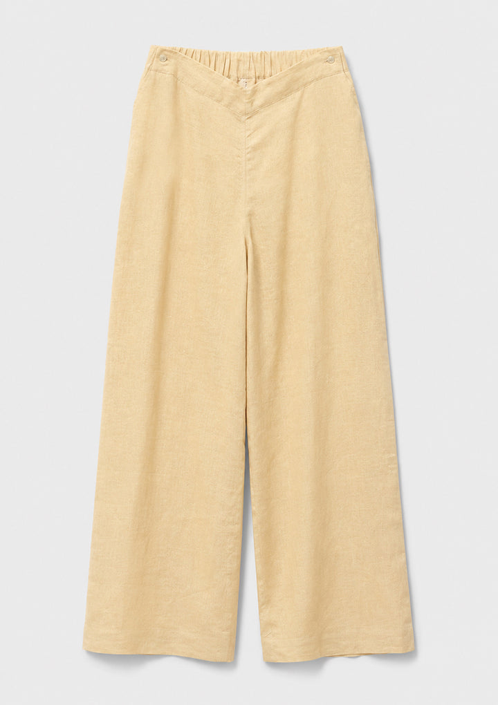 100% Italian Linen Co-ord Set - Butter Yellow