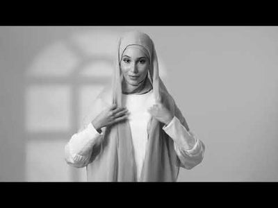 Greige  - Instant Hijab with Inner