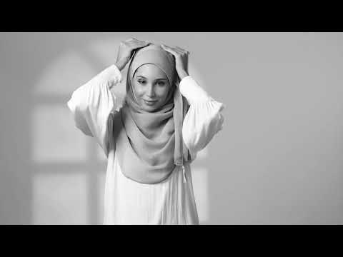 Checkered Brown - Instant Hijab With Inner