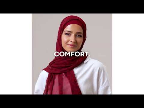 Red Oasis - Instant Hijab With Inner