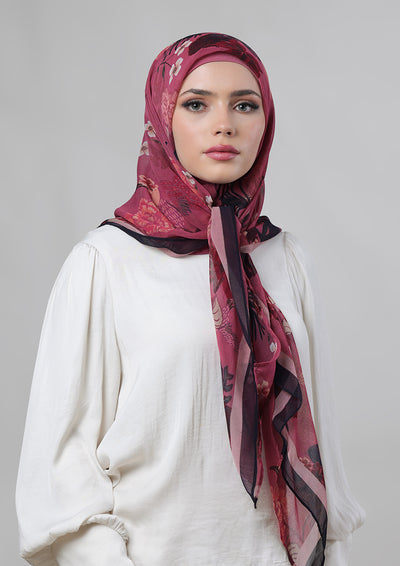Crimson Tide  - Instant Hijab with Inner