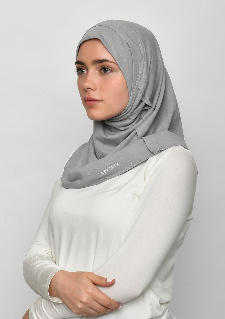 Gray-SlipOn-Polo Cotton - BOKITTA