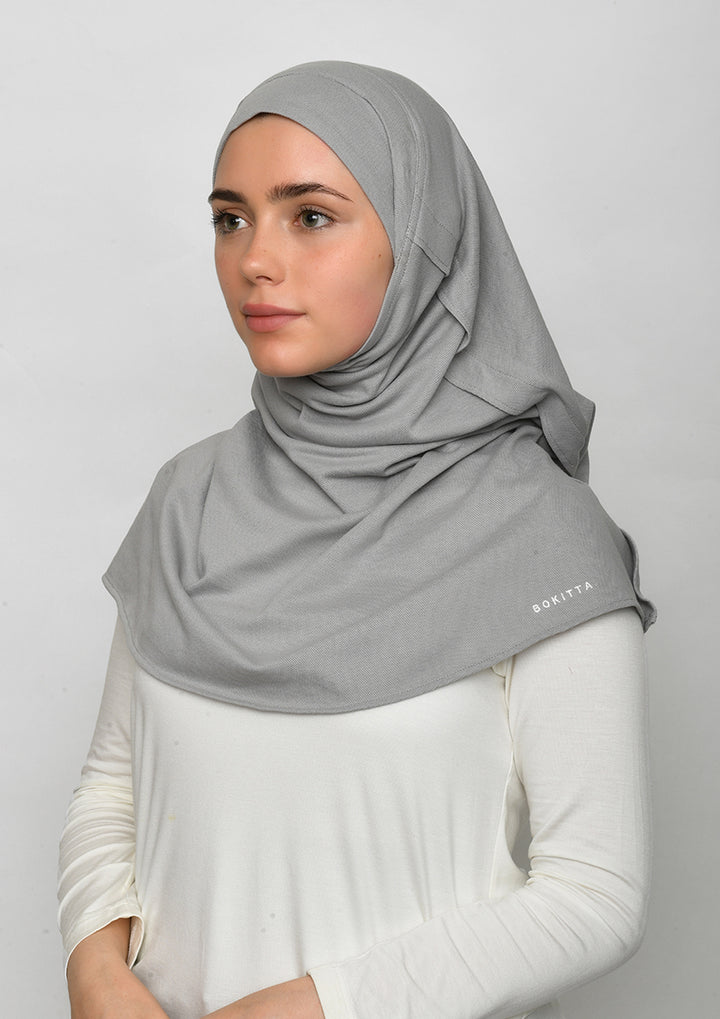Gray-SlipOn-Polo Cotton - BOKITTA