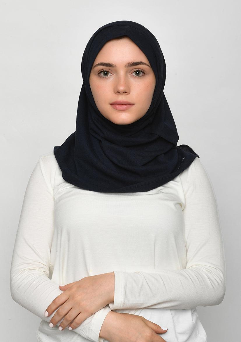 Navy-SlipOn-Polo Cotton - BOKITTA