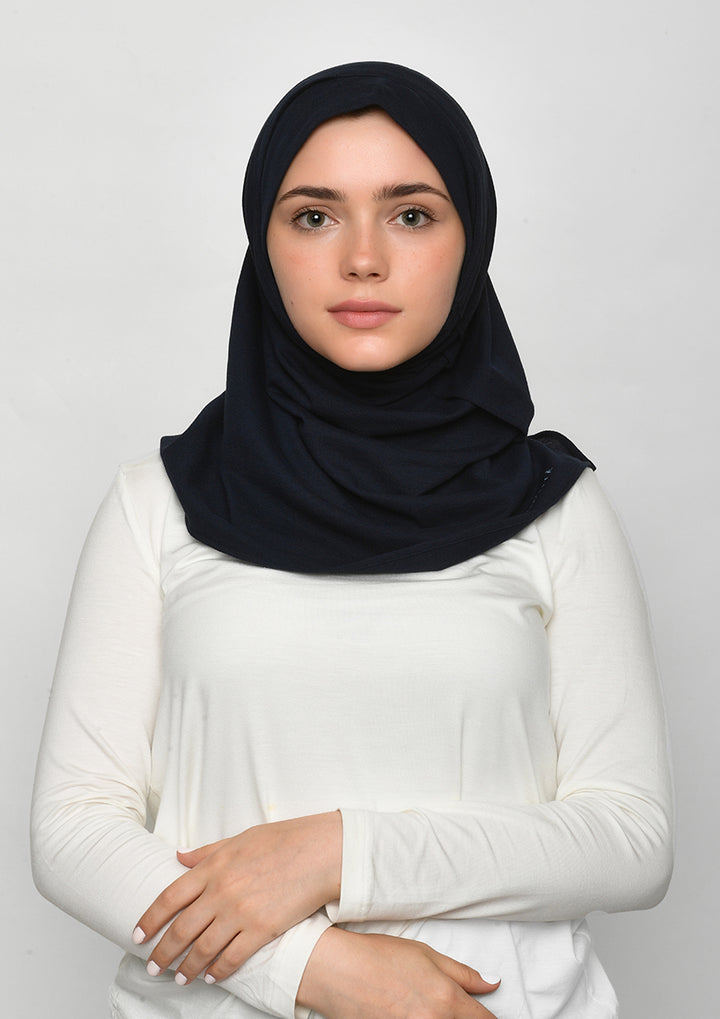 Navy-SlipOn-Polo Cotton - BOKITTA