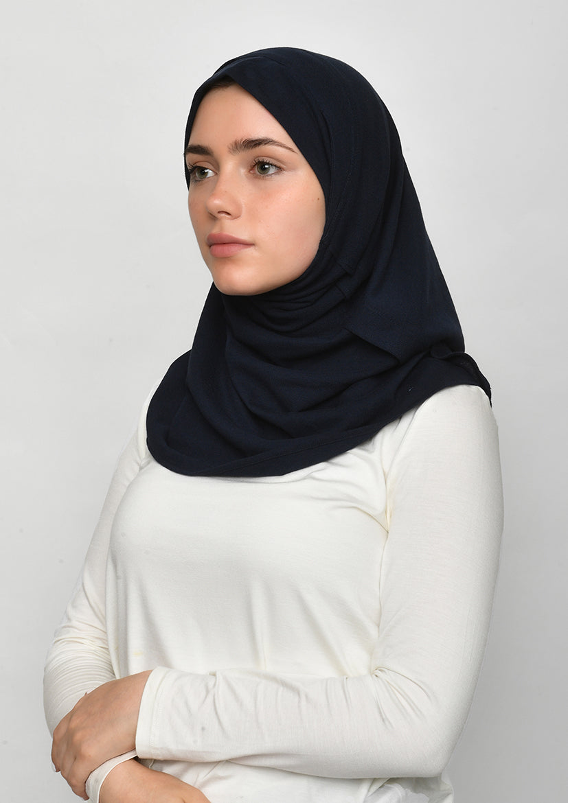 Navy-SlipOn-Polo Cotton - BOKITTA