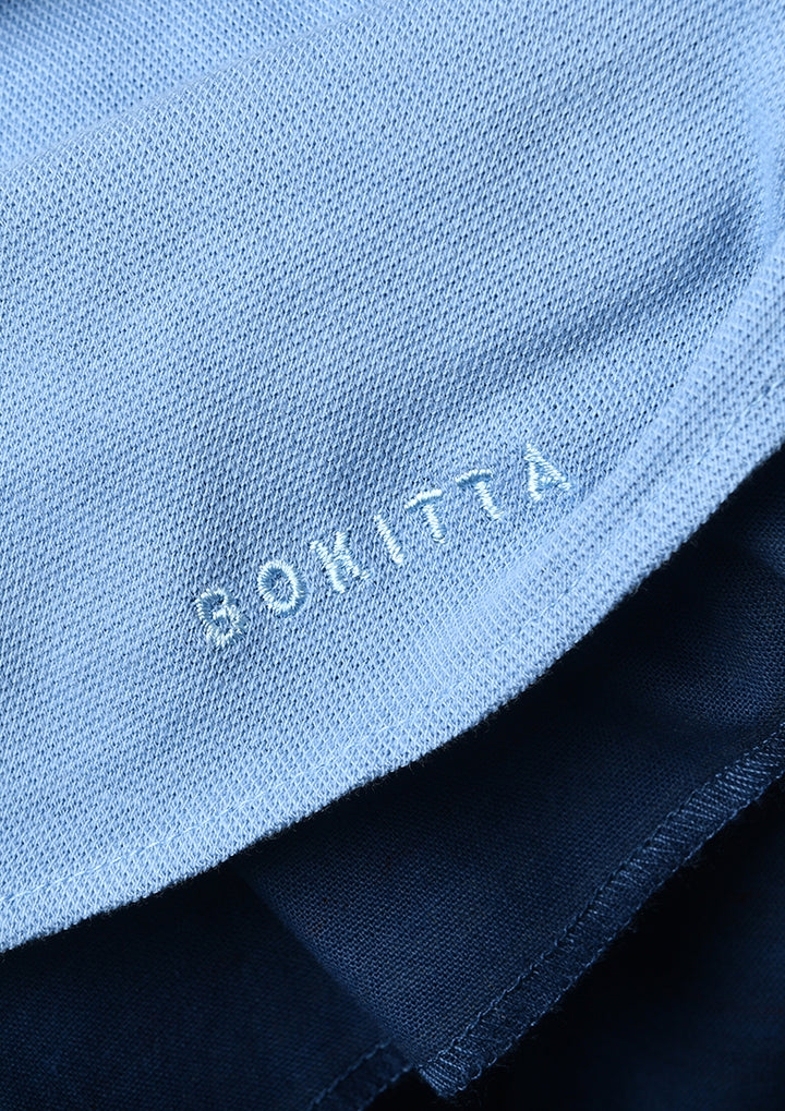 Blue-SlipOn-Polo Cotton - BOKITTA