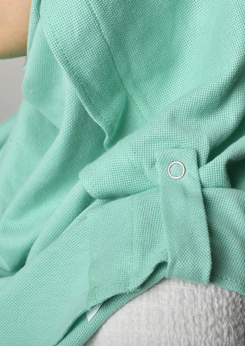 Dusty Jade-SlipOn-Polo Cotton
