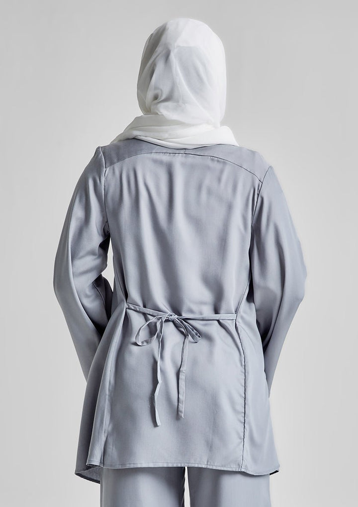 Asymmetric Cardigan-Tencelâ„¢ - BOKITTA