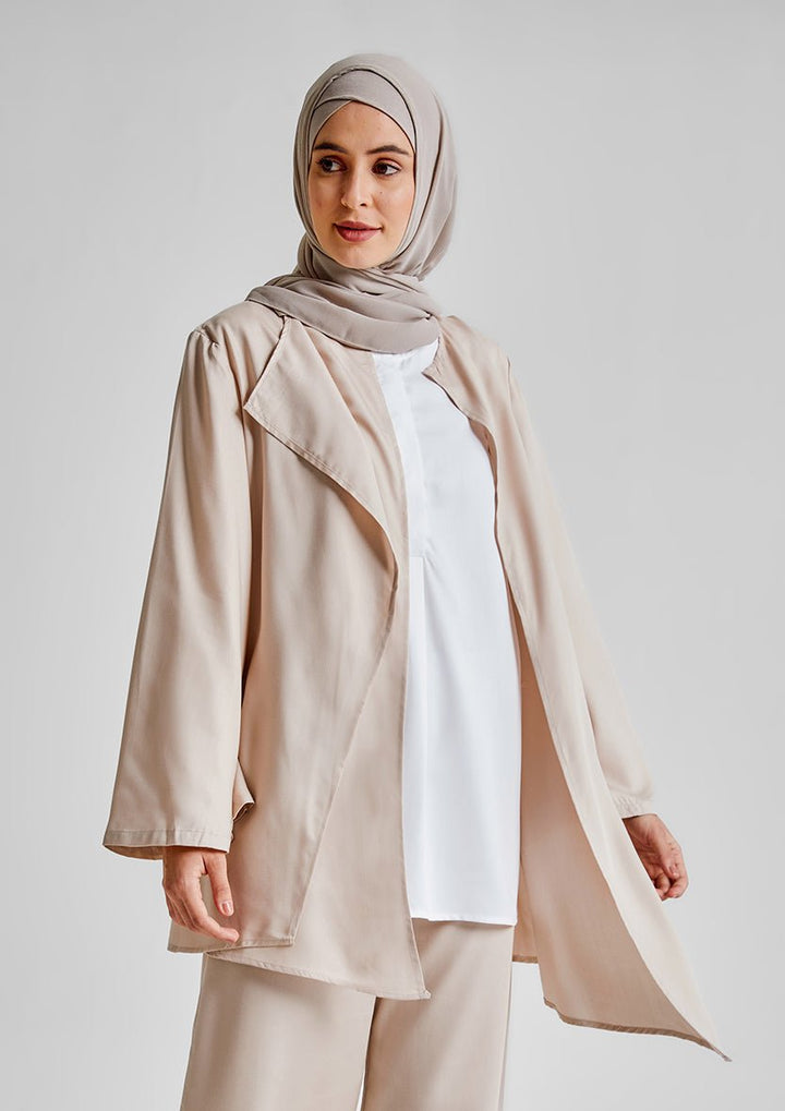 Asymmetric Cardigan-Tencelâ„¢ - BOKITTA