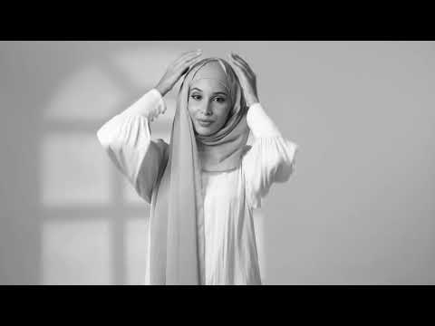 Qamar-Printed Crinkled Chiffon