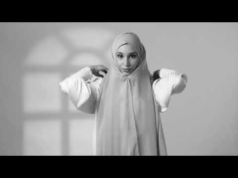Bright White  - Instant Hijab with Inner