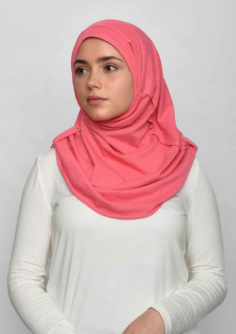 Pink Confetti-SlipOn-Polo Cotton - BOKITTA Hijab