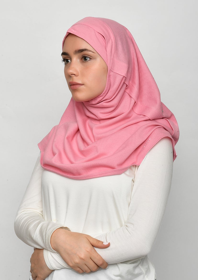 Sea Pink-SlipOn-Polo Cotton - BOKITTA Hijab