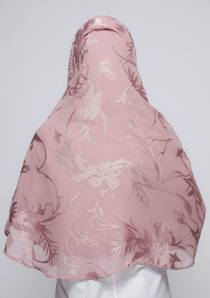 She Pink - Printed Brasso - BOKITTA Hijab