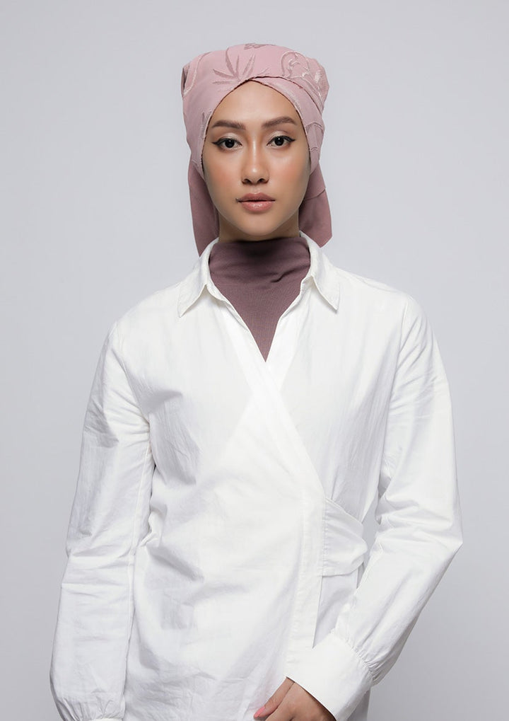 She Pink - Printed Brasso - BOKITTA Hijab
